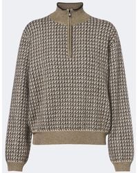 Brunello Cucinelli - Lame Mohair, Wool, Cashmere, And Silk-Blend Sweater - Lyst
