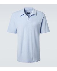 Frescobol Carioca - Faustino Cotton-Blend Terry Polo Shirt - Lyst