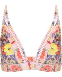 Zimmermann Bikini-Oberteil Lovelorn Ladder - Pink