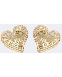 Vivienne Westwood - Evangeline Crystal-Embellished Earrings - Lyst