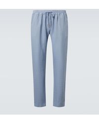 Thom Sweeney - Linen Straight Pants - Lyst