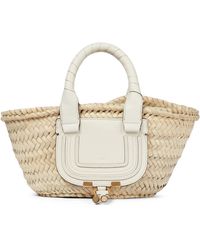 chloe marcie straw bolsa