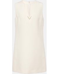 Valentino - Robe VGold en Crepe Couture - Lyst