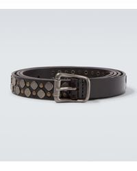 Lemaire - Studded Leather Belt - Lyst