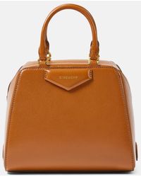 Givenchy - Antigona Cube Mini Leather Tote Bag - Lyst