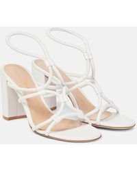 Gianvito Rossi - Cage 85 Leather Sandals - Lyst