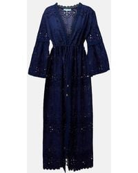 Melissa Odabash - Tallulah Broderie Anglaise Cotton Kaftan - Lyst