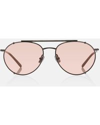Brunello Cucinelli - Timeless Reflection Aviator Sunglasses - Lyst