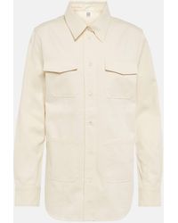Totême - Cotton Twill Shirt - Lyst