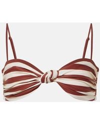 Johanna Ortiz - Striped Bikini Top - Lyst