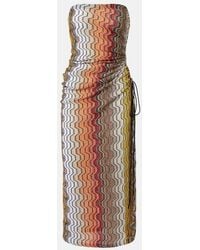 Missoni - Wave Lame Beach Dress - Lyst