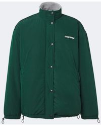 Miu Miu - Logo Technical Jacket - Lyst