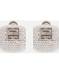 Givenchy - 4g Crystal-embellished Earrings - Lyst