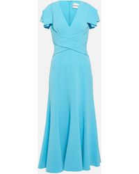 Roland Mouret - Cady Midi Dress With Cap Sleeves - Lyst