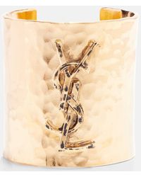 Saint Laurent - Cassandre Cuff Bracelet - Lyst