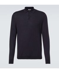 Allude - Virgin Wool Polo Sweater - Lyst