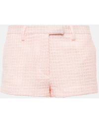 Alessandra Rich - Sequined Tweed Shorts - Lyst