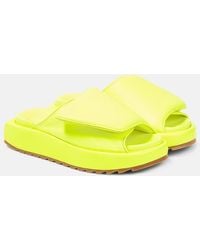 Gia Borghini - Gia 1 Leather Slides - Lyst