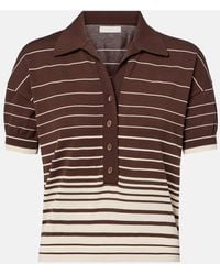 Faithfull the Brand - Sable Striped Cotton-Blend Polo Shirt - Lyst
