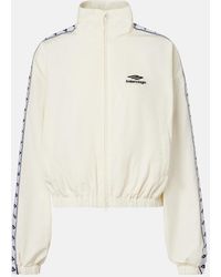 Balenciaga - 3B Sports Icon Cotton-Blend Track Jacket - Lyst