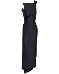 Coperni - Asymmetrical Flower-Detail Midi Dress - Lyst