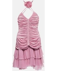 Blumarine - Minikleid Aus Jersey - Lyst