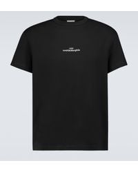 Maison Margiela - T-shirt en coton a logo - Lyst
