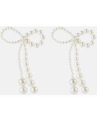 Sophie Bille Brahe - Grande Rosette De Perles 14kt Gold Earrings With Pearls - Lyst