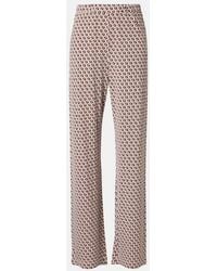 Max Mara - Abate Printed Wide-Leg Pants - Lyst