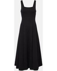 Max Mara - Cotton-Blend Midi Dress - Lyst