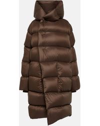 Rick Owens - Quilted Hooded Down Coat - Lyst