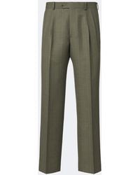 AURALEE - Chalk Stripe Wool Straight Pants - Lyst