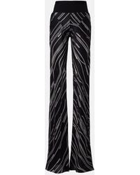 Rick Owens - Bias Cady Crepe Wide-Leg Pants - Lyst