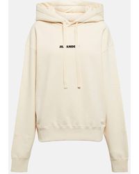 Jil Sander - Hoodie Aus Baumwoll-Jersey - Lyst