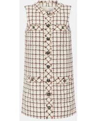 Veronica Beard - Laurel Cotton-Blend Tweed Minidress - Lyst