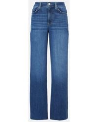 FRAME - Wide-Leg Jeans Le Slim Palazzo - Lyst