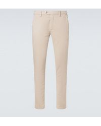 Canali - Pantalones Chinos De Algodon - Lyst