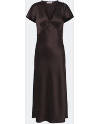 Dorothee Schumacher - Shiny Statement Satin Midi Dress - Lyst