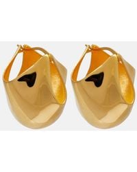 KHAITE - Pendientes Lotus Banados En Oro De 18 Ct - Lyst