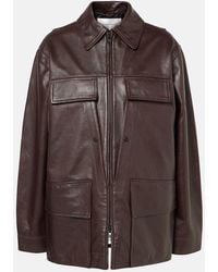 Victoria Beckham - Chaqueta Chore De Piel - Lyst