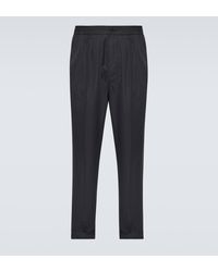 Tom Ford - Cotton And Silk Straight Pants - Lyst