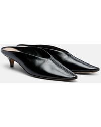 Bottega Veneta - Vesta Leather Mules - Lyst