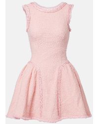 Self-Portrait - Robe En Tweed A Sequins - Lyst
