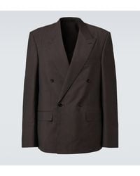 Gucci - Pinstripe Wool And Mohair Blazer - Lyst
