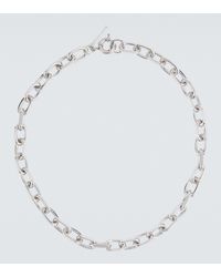 Dries Van Noten Silver-tone Chain Necklace - Metallic
