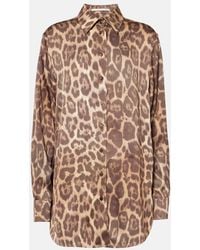 Stella McCartney - Leopard-Print Shirt - Lyst