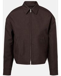 Prada - Blouson Aus Mohair Und Wolle - Lyst
