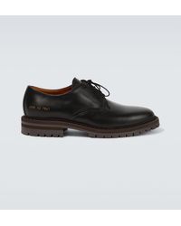 Common Projects - Officers Leather Derby Shoes - Lyst