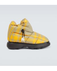 Burberry - Stiefel Check - Lyst