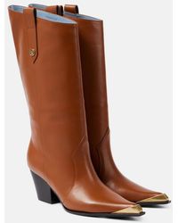 Etro - Leather Cowboy Boots - Lyst